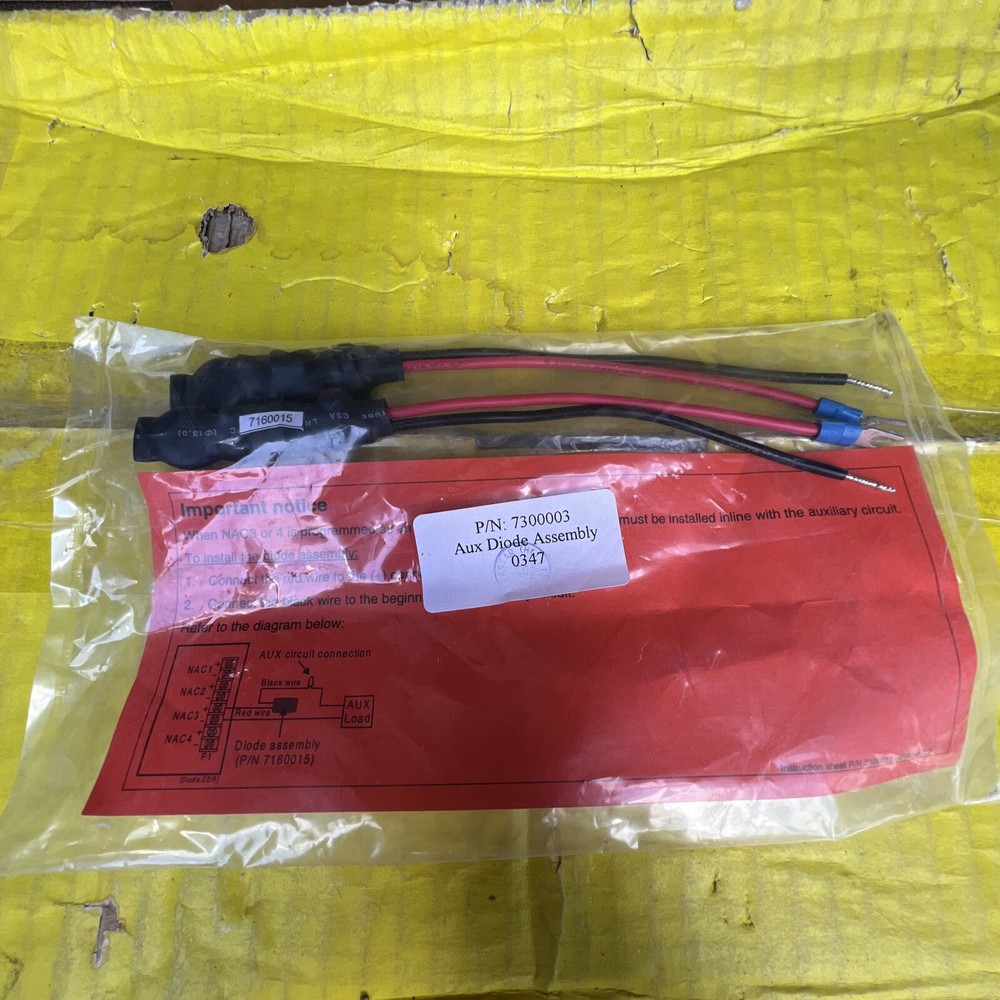 GE SECURITY 7300003 AUX DIODE ASSEMBLY NEW!!