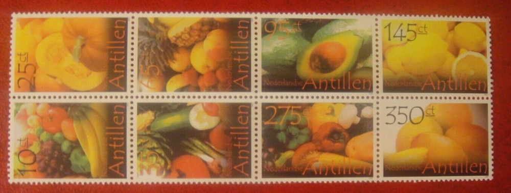 Netherlandse Antilles 2007. Fruit and Vegetables. Mint Unhinged.