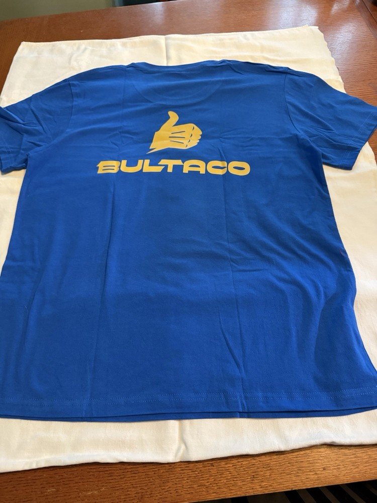 Bultaco T shirt front & back printing