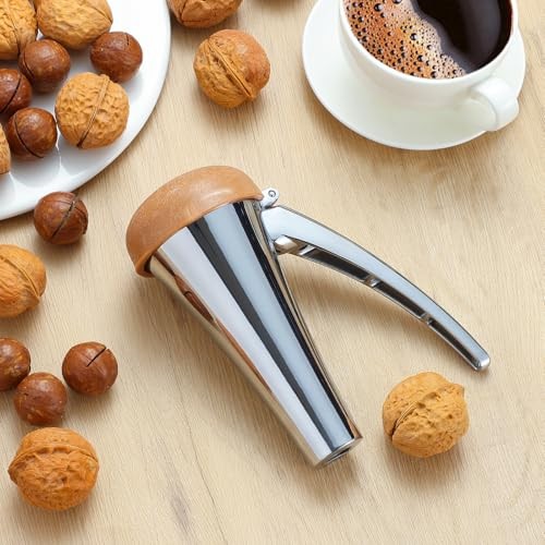 Nut Cracker, Heavy Duty Nutcracker, Nutcracker Tool with Long Leverage &