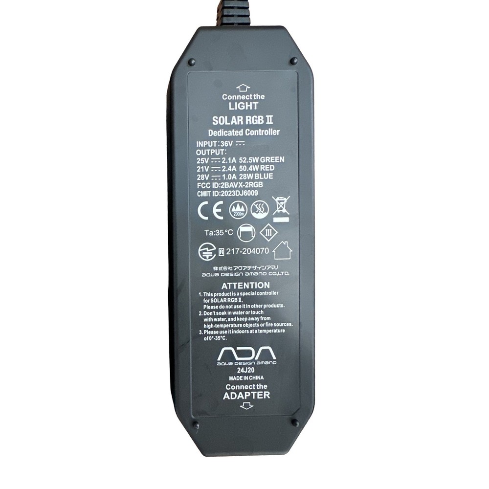 ADA Dedicated Controller for SOLAR RGB II Aquarium Lighting NIB