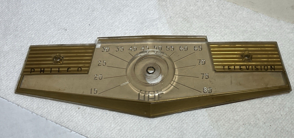 PHILCO UHF Television Channel Display 1950