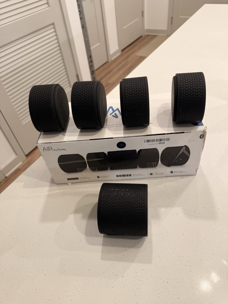 Quirky AIR Foam Roller Set Black 5-Piece