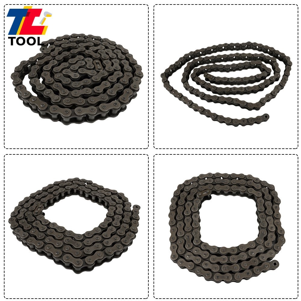 #80H Heavy Duty Roller Chain × 10 Feet With 1 Connecting Link NEW