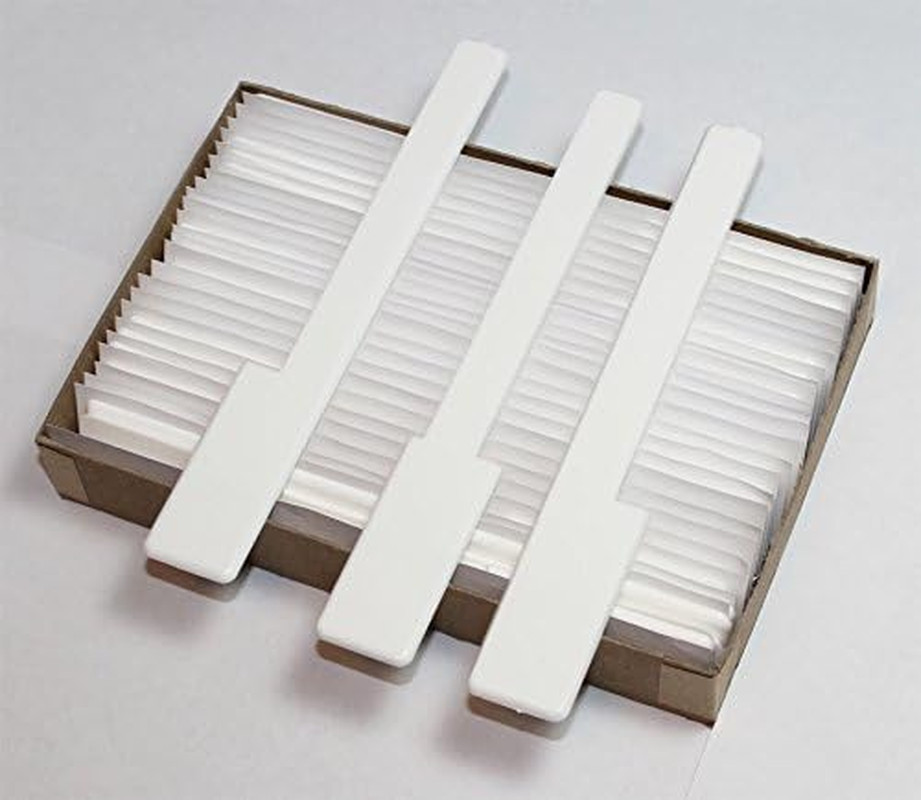 Piano Keytops - Piano Key Replacement - White Gloss Short Head Complete Set