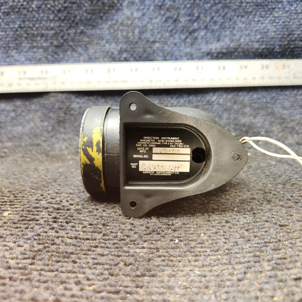 02400-L4P | Airpath | Beechcraft 35-33 | Dash Mounted Compass Indicator, Lighted