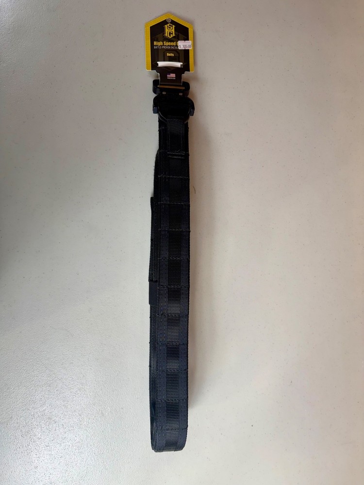 HSGI Cobra Operator Belt 1.75" w/ Hook & Loop Inner Belt Size: Medium Black