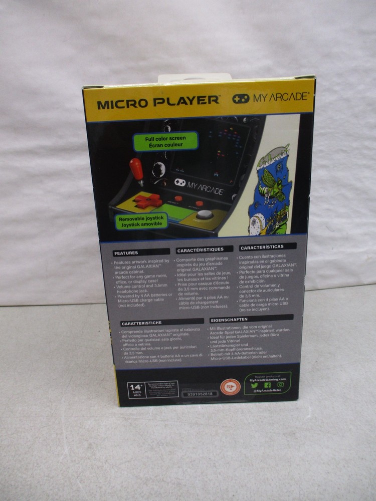 Galaxian My Arcade Micro Player Retro Arcade