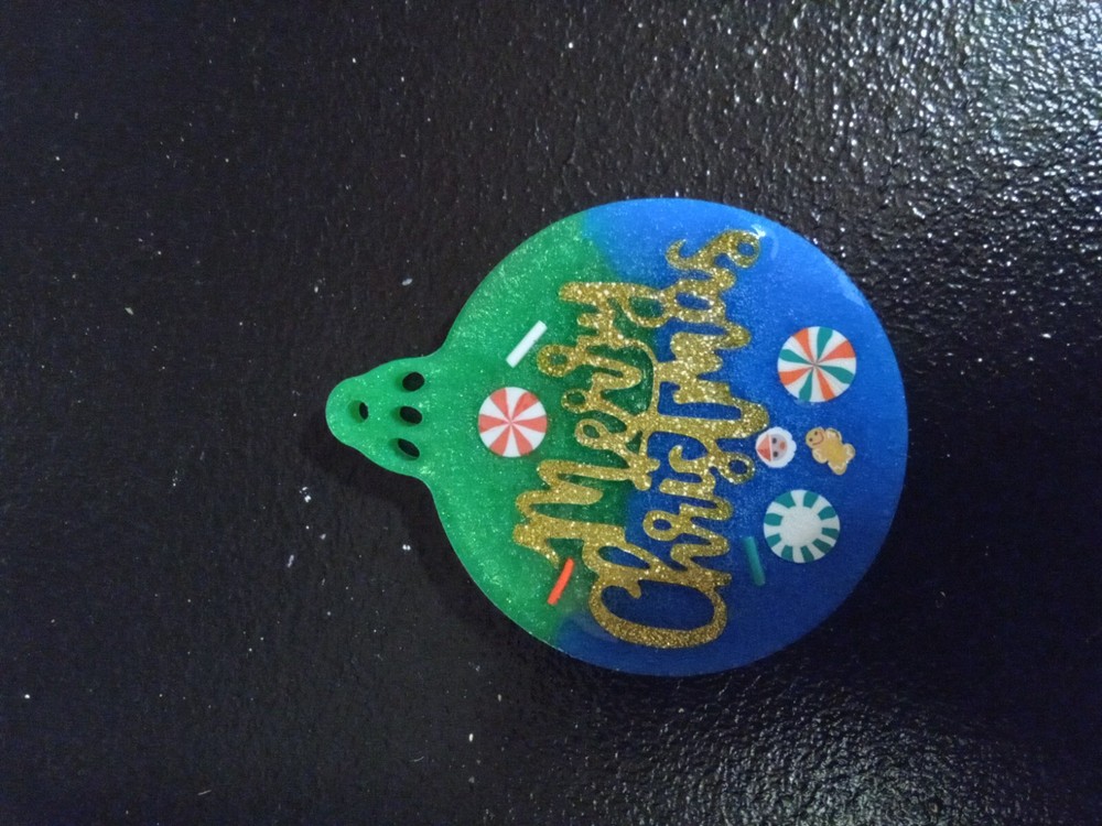 epoxy resin christmas ornaments