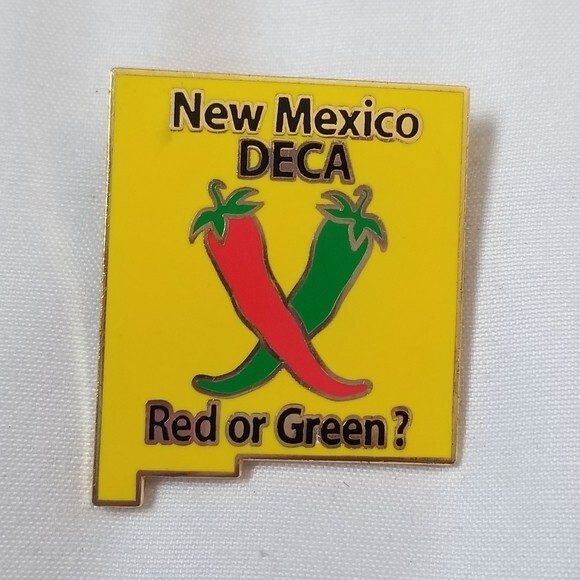 DECA New Mexico Chilies Lapel Pin Enamel