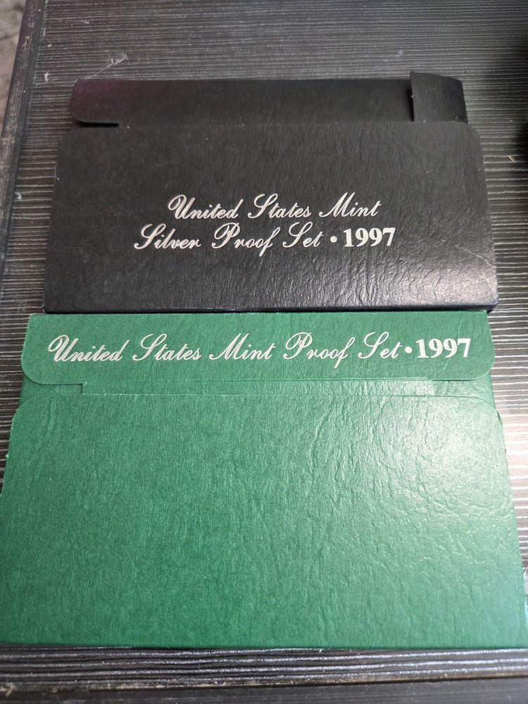 1997US Mint Silver Proof Set & 1997 US CLAD MINT PROOF SET.