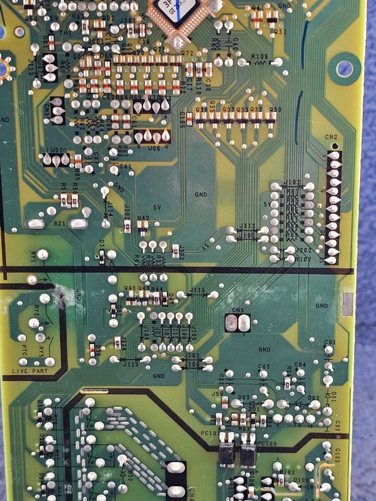 EBR80411804: PCB Assembly Main Microwave Control Board Panel