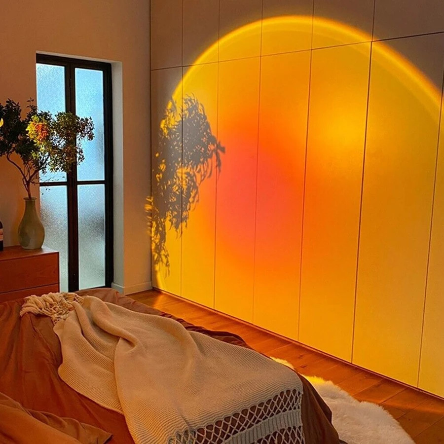 RGB Remote Controlled Smart App Sunset Lamp Projector