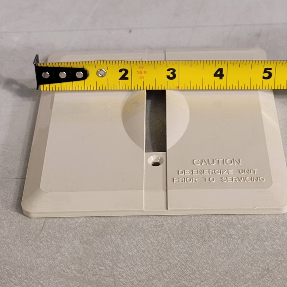 Fike Relay Module Wall Plate Off White Switch Fire 5" X 5"