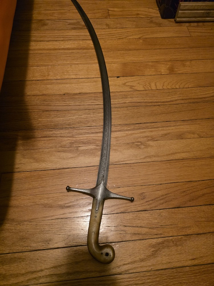 Excellent Shamshir Saber Decorated Blade..