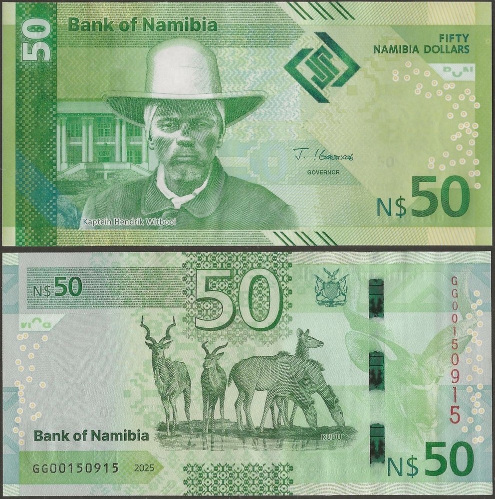NAMIBIA 10 to 200 DOLLARS 2025 Full Set @ EBS