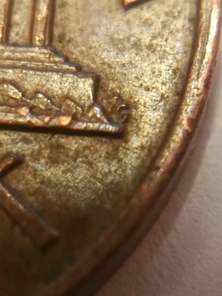 1969 S Lincoln Penny Cent Wide AM FG Error