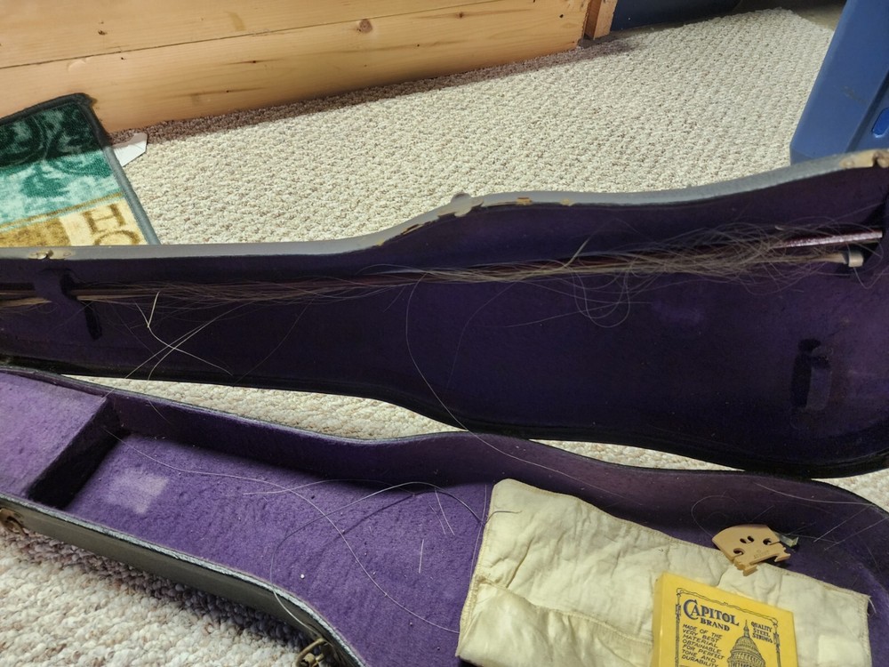Vintage violin hard case