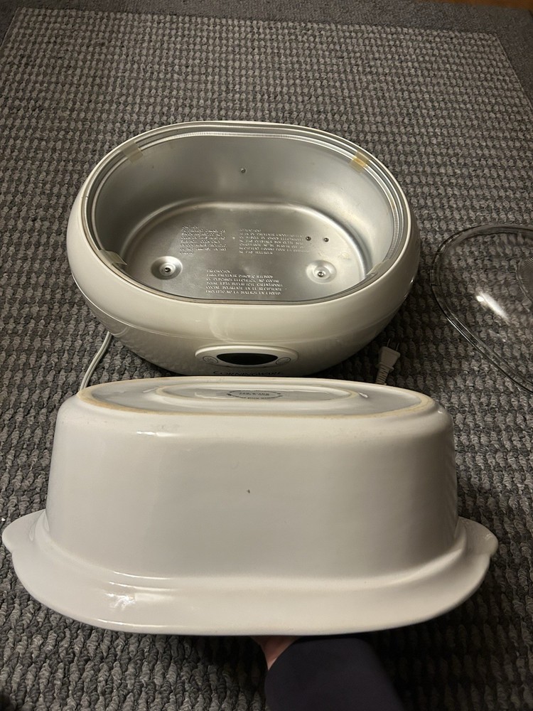 CorningWare SC-60 Electric 6 Quart Digital Programmable Crock Pot Slow Cooker