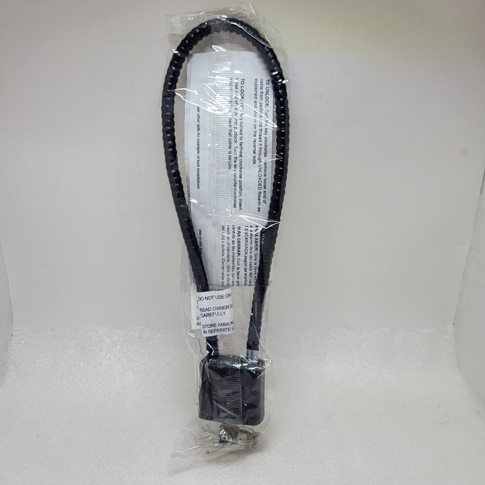 15” Cable LOCK Black Security Keyed 2 Keys
