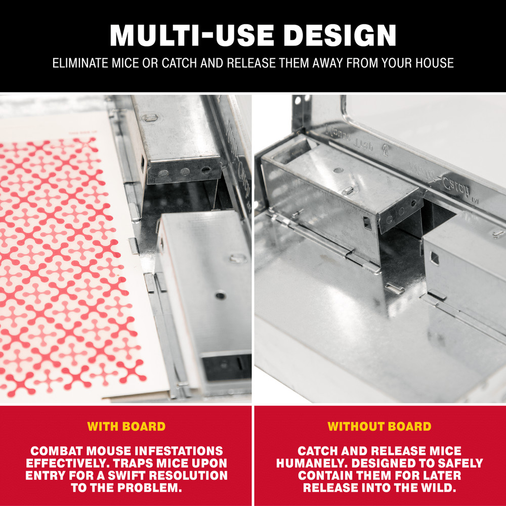 Catchmaster Reusable Solid Pro Series Multi-Catch Mouse Trap
