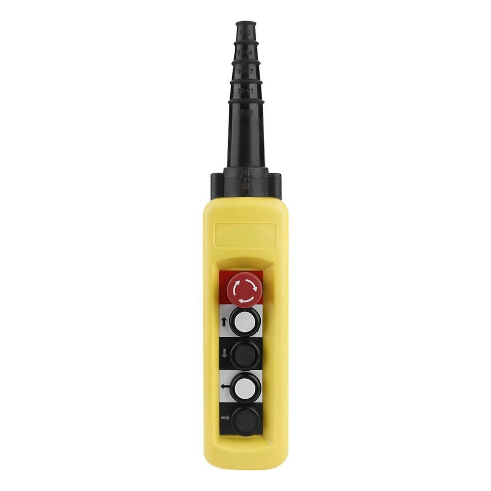 Lifting Pendant Controller 4 Buttons Crane Chain Hoist Push Button Switch