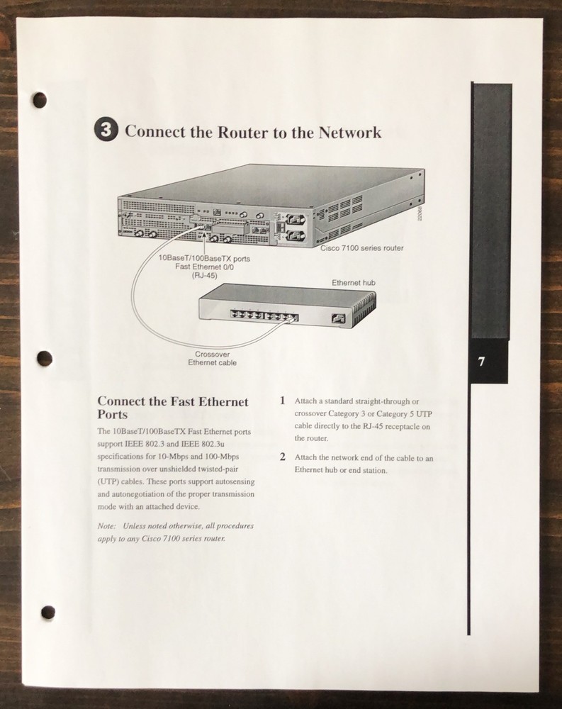 Cisco Systems - Cisco 7100 Series VPN Router Quick Start Guide (2000)