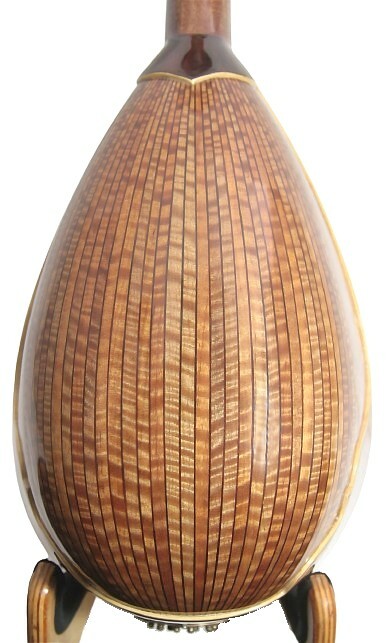 Bowl Back Mandolin Solid Spruce top solid curl Maple back Violin head NBMI