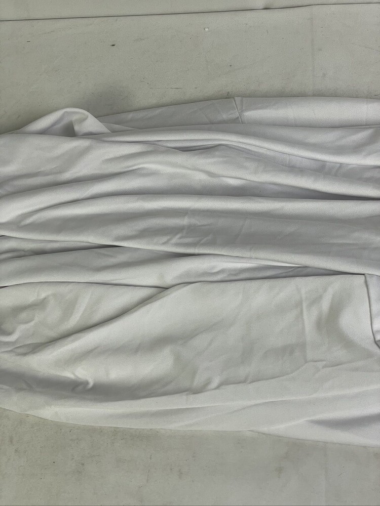 HAORUI Stretch Table Clothes 6 PC 6 FT White