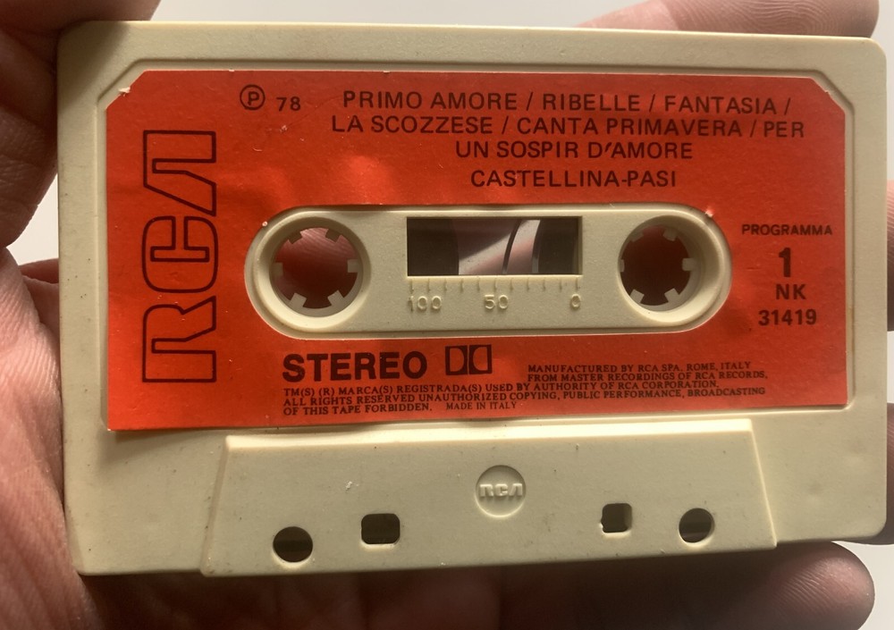 CASTELLINA PASSI MUSIC CASSETTE