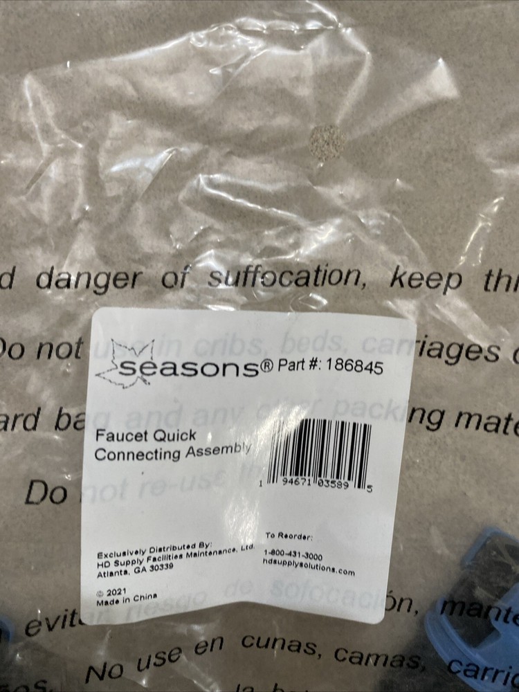 Faucet Quick Connecting Assembly SEASONS