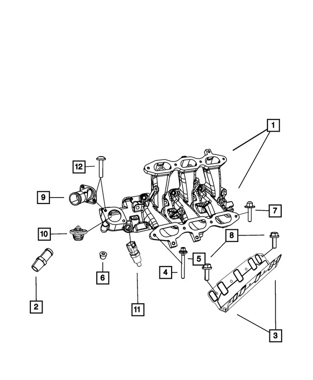 Genuine Mopar Double Ended Stud Mounting 6509181AA