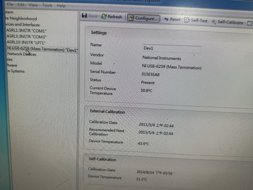 NI USB-6259 DAQ w/ SCB-68A Connector Block – Tested Working