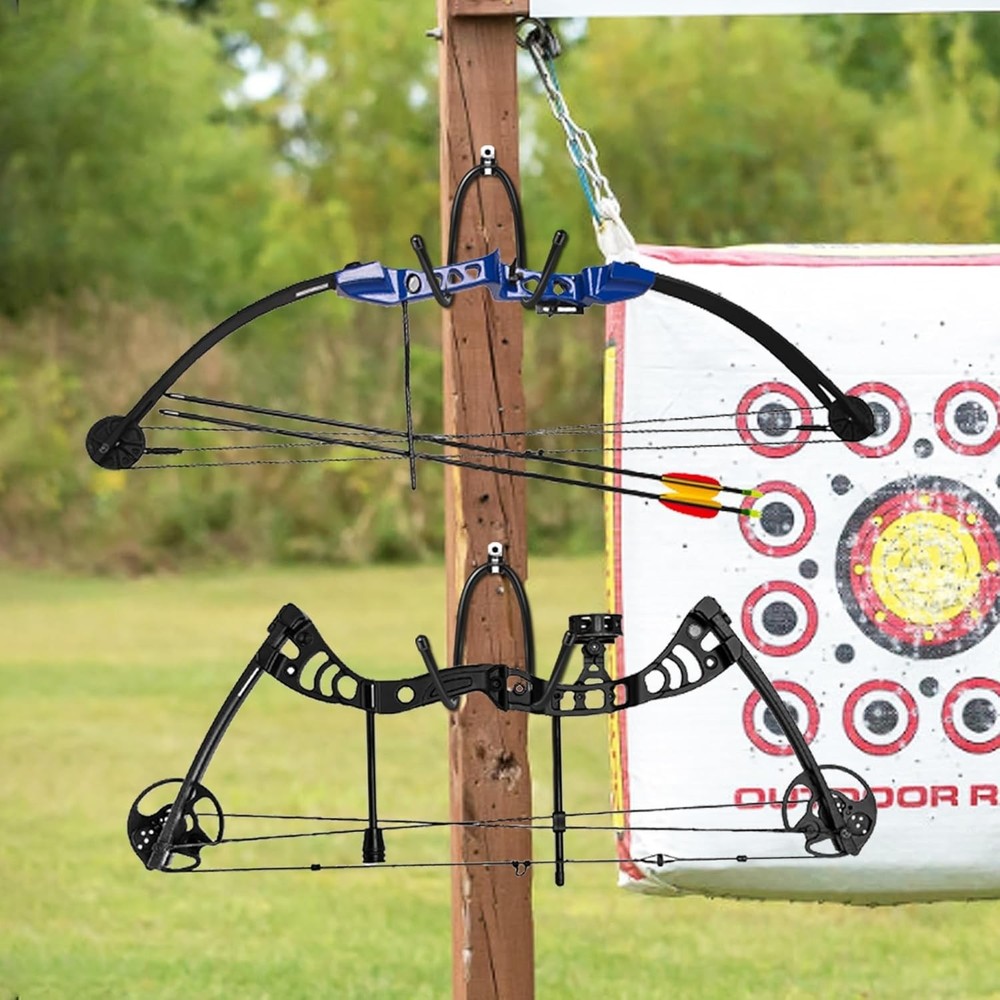 Bow Hanger Display Archery Rack Bow Wall Mount Holder Wall Hook Stand Bow Hol...