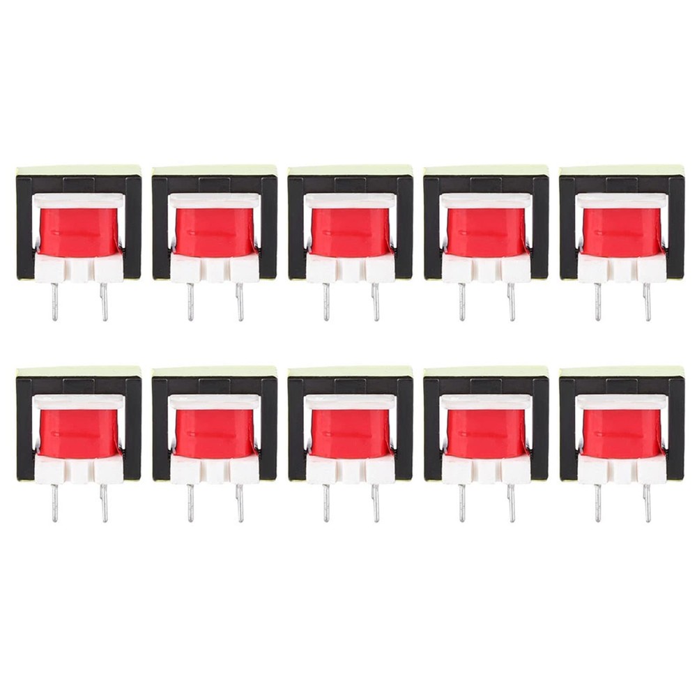 10pcs 1300 : 8 Ohm Audio Transformer, EE14 Transformateur POS Transformador...