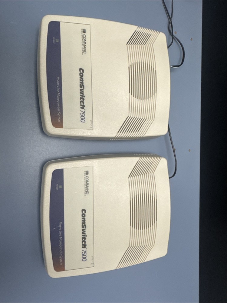 Command Communications COMSWITCH 7500 phone line management system & Powersupply