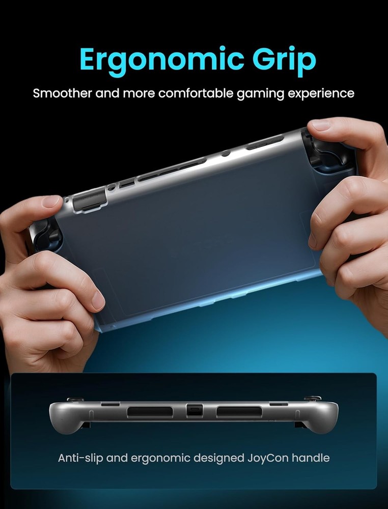 Protective Case for Nintendo Switch 2 Ergonomic Shock-Absorbing Shell