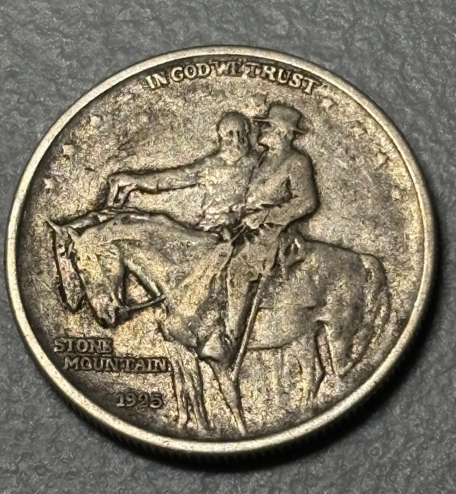 1925 Stone Mountain Commemorative Half Dollar 50c Nice Problem Free Coin