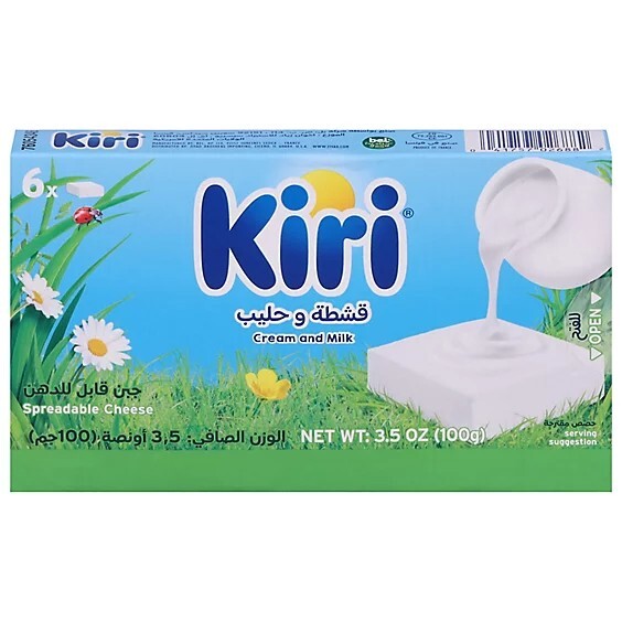 Kiri and Natural Cheese