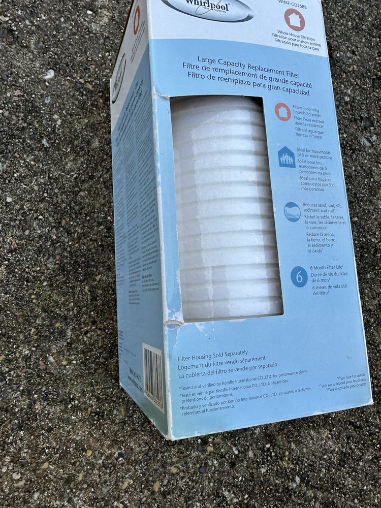 Whirlpool Large Capacity Replacement Filter WHFK-GD25BB