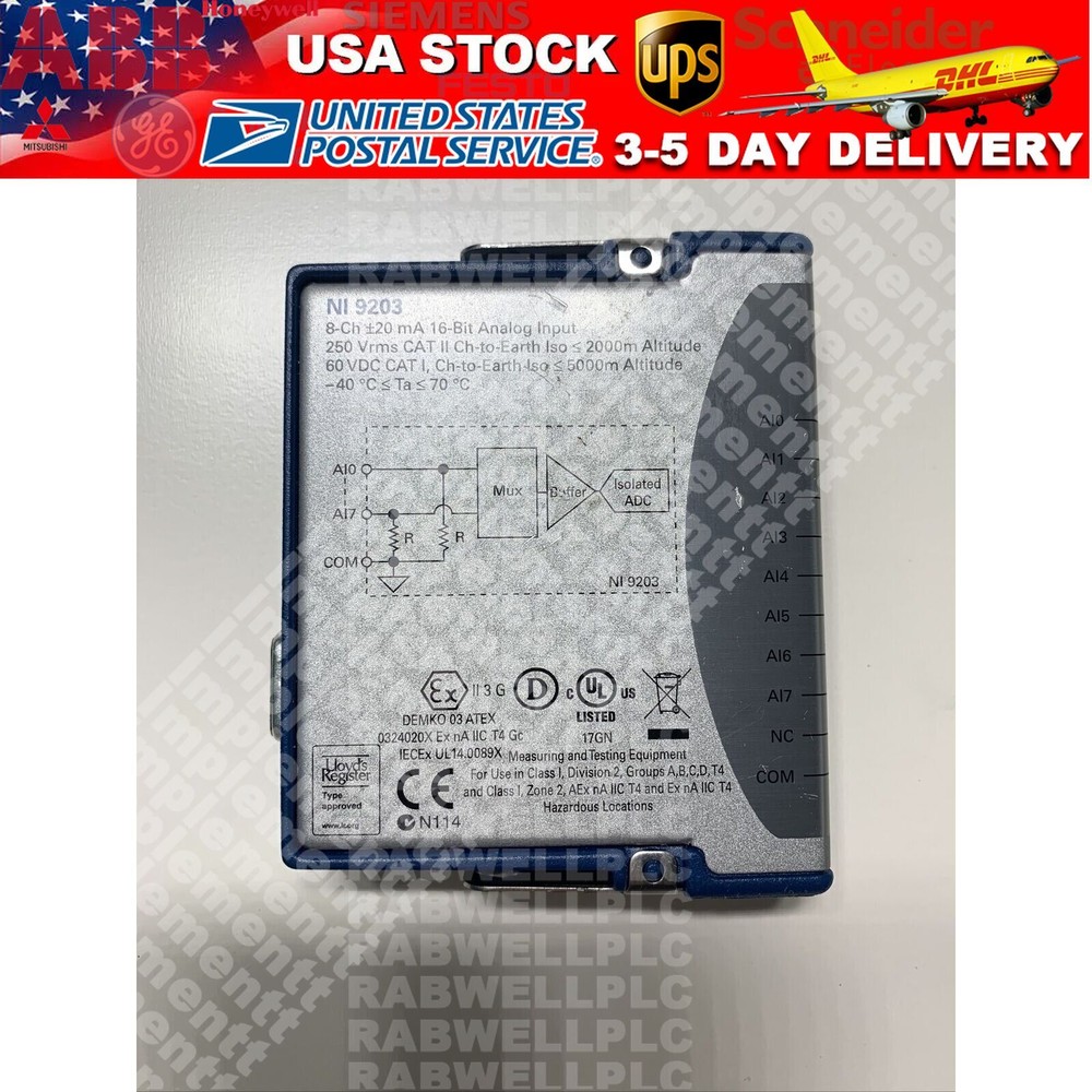 NEW National Instruments NI-9203 NI9203 C Series Current Input Module