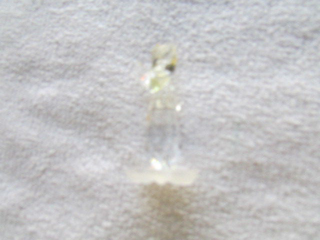 Clear Cut Glass Small Angel E-3