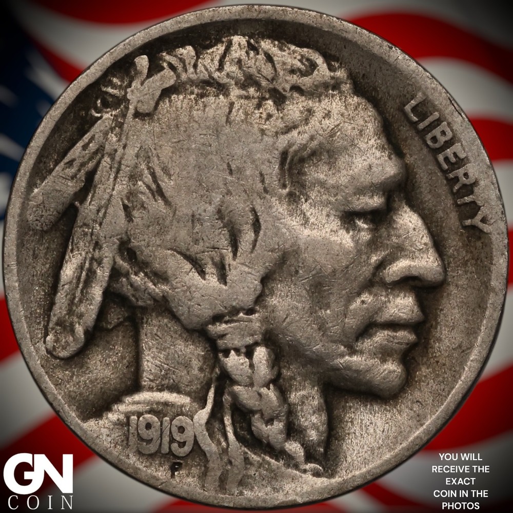 1919 D Buffalo Nickel A5111