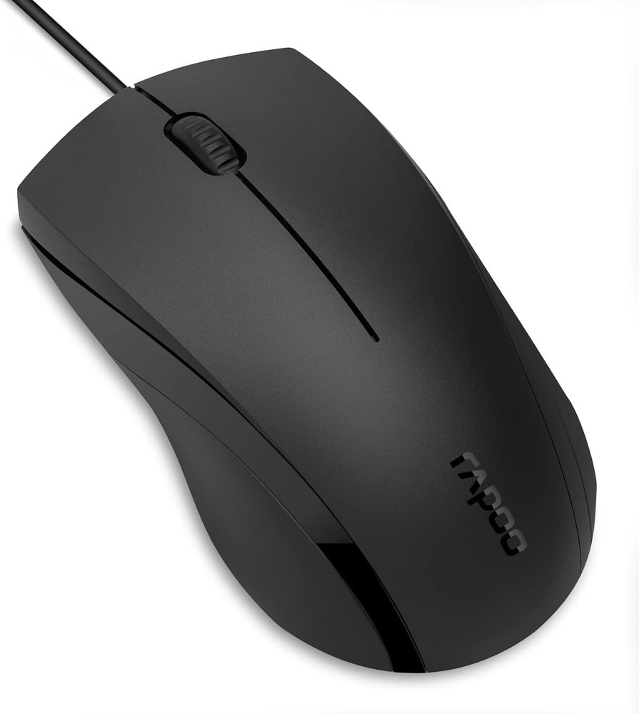 Silent Optical Computer Mouse for Chromebook Notebook PC USB Black UltraSoftX2