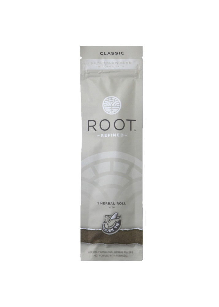 ROOT Refined Herbal Rolled Tube Wrap w/Corn Husk Tip (3 Pack)