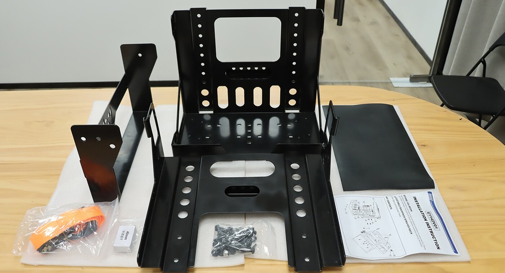 Adjustable Backpack Blower Sprayer Rack for Open & Enclosed Landscape Trailer