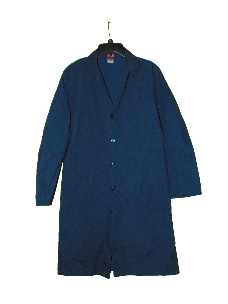 Red Kap Blue Lab Coat 38 Reg Men New
