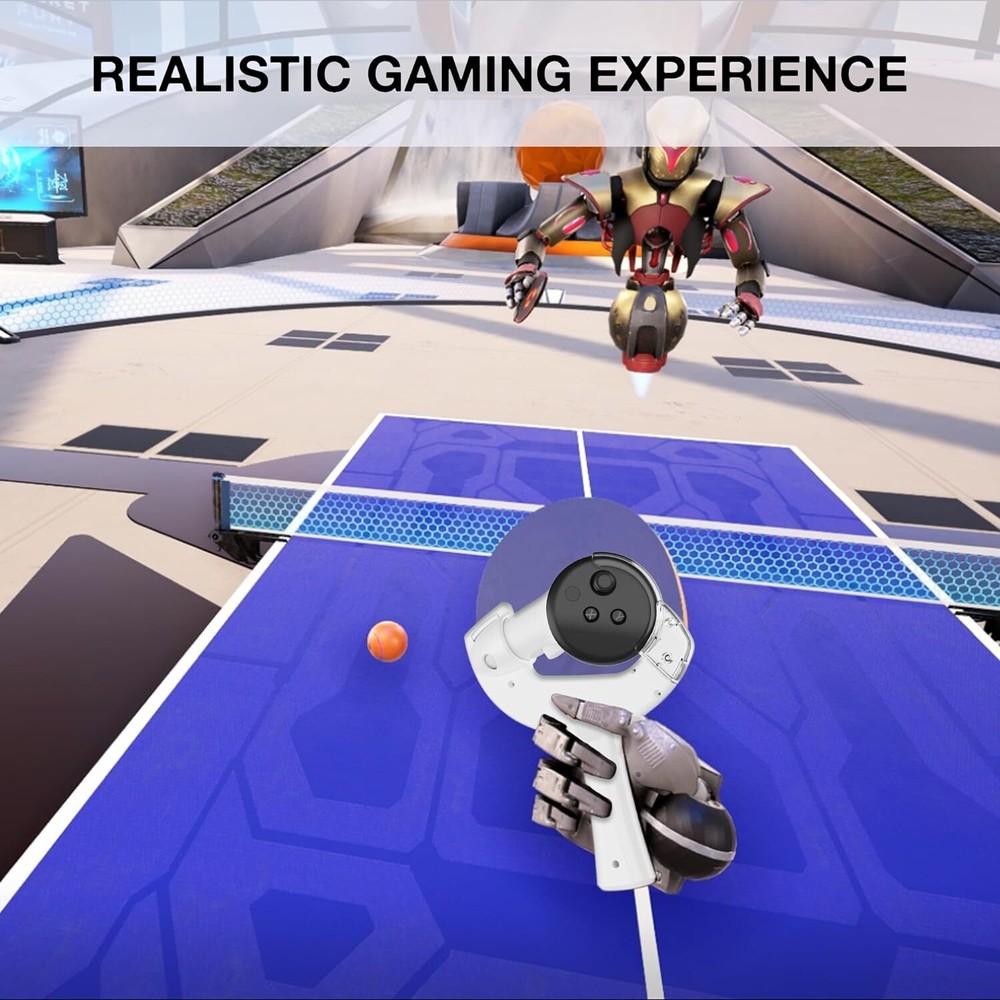 VR Table Tennis Paddle Grip Handle for Quest 3 Controllers Grips Accessories