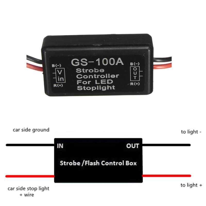 Universal 3rd Brake light Stop Light Pulsing Strobe Flash Module JEEP FIAT DODGE