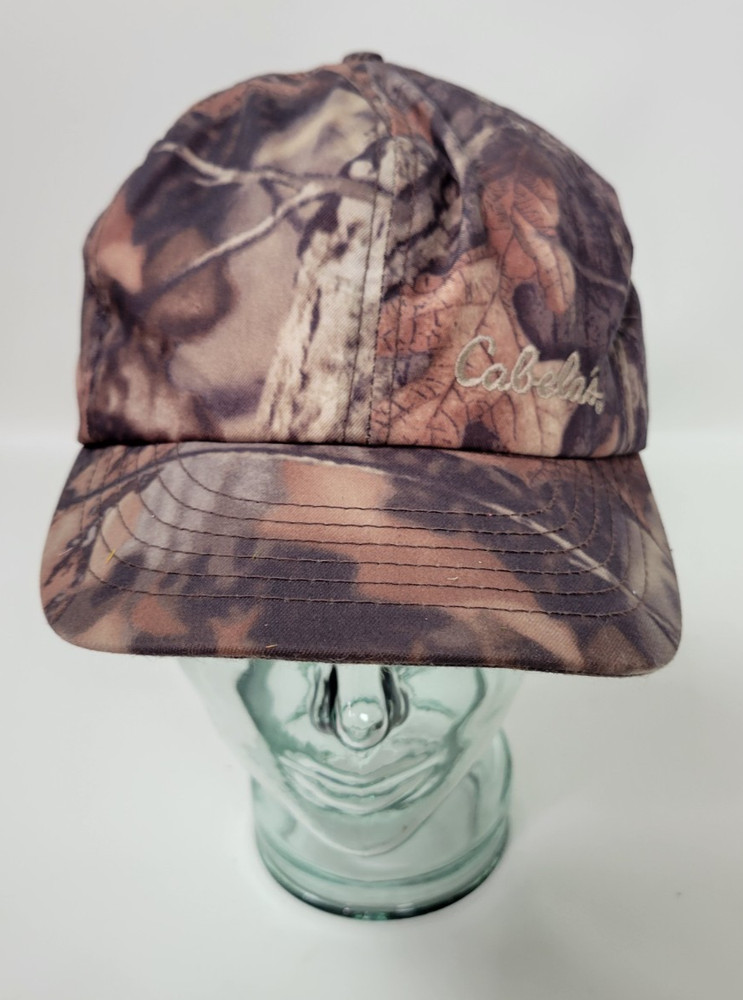 Vtg Cabelas Advantage Time Camo Hunting Hat USA Medium